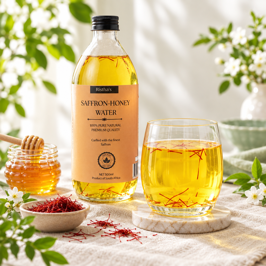 Pure Saffron and Honey Water